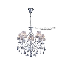 Torino Polished Chrome Crystal Ceiling Lights Diyas Multi Arm Crystal Fittings Torino Polished Chrome Crystal Ceiling Lights Diyas Multi Arm Crystal Fittings